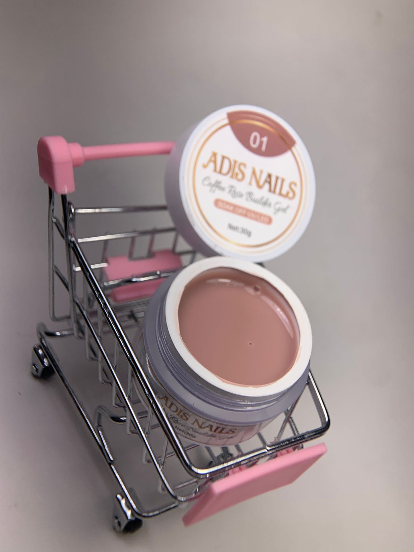 Coffee Rose Builder Gel 01