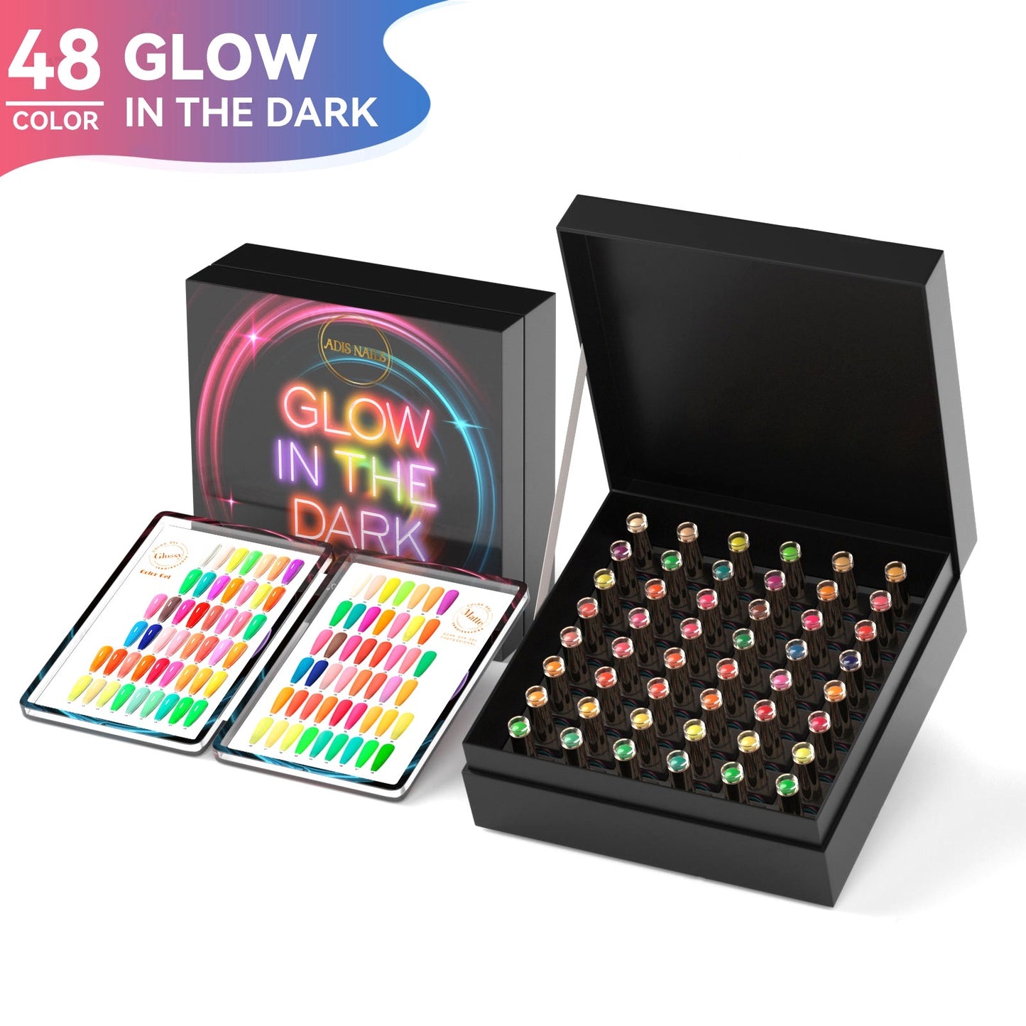 Colección GLOW IN THE DARK Gel Polish 48 Colores